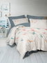 L'essentiel linge de maison Kaija - Juego de Funda de Edredón Individual Azul